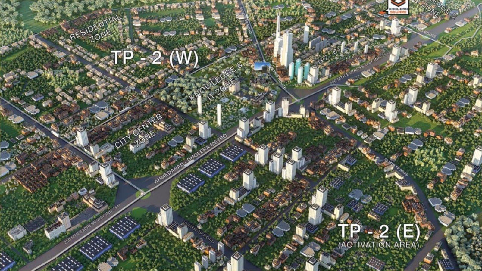 Dholera smart city development render